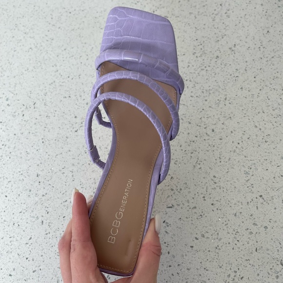 BCBGeneration Leather Heeled Sandals - Picture 3 of 10